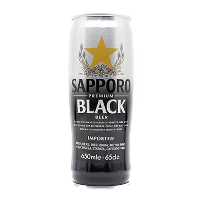 SAPPORO kuro can - 650.ml