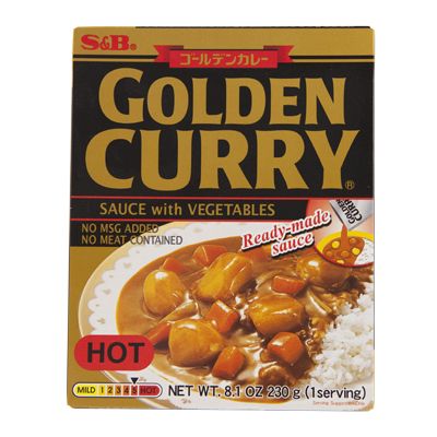 vegetable CURRY hot S&B - 230.gr