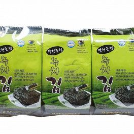 CRISPY seaweed GREEN TEA - 3x4.gr