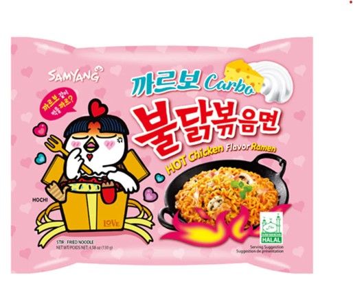 KOREAN ramen Carbonara - 130.gr BULDAK