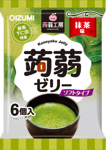 KONYAK jelly MATCHA - 6.Pcs 106.gr