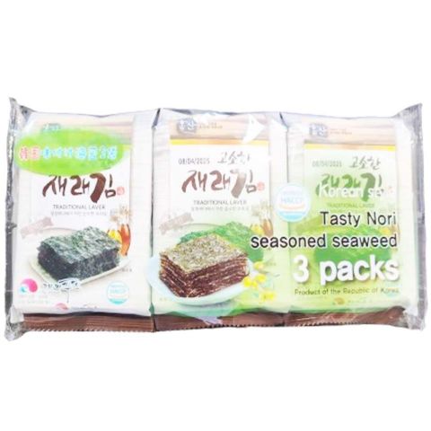 CRISPY seaweed snack - 3x4.gr