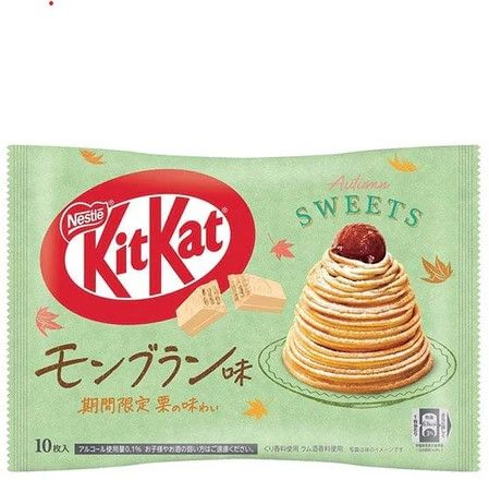 KIT KAT MONT BLANC castaña 116.gr 10.pz