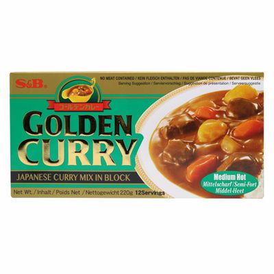 GOLDEN CURRY - MD-hot - 220.gr